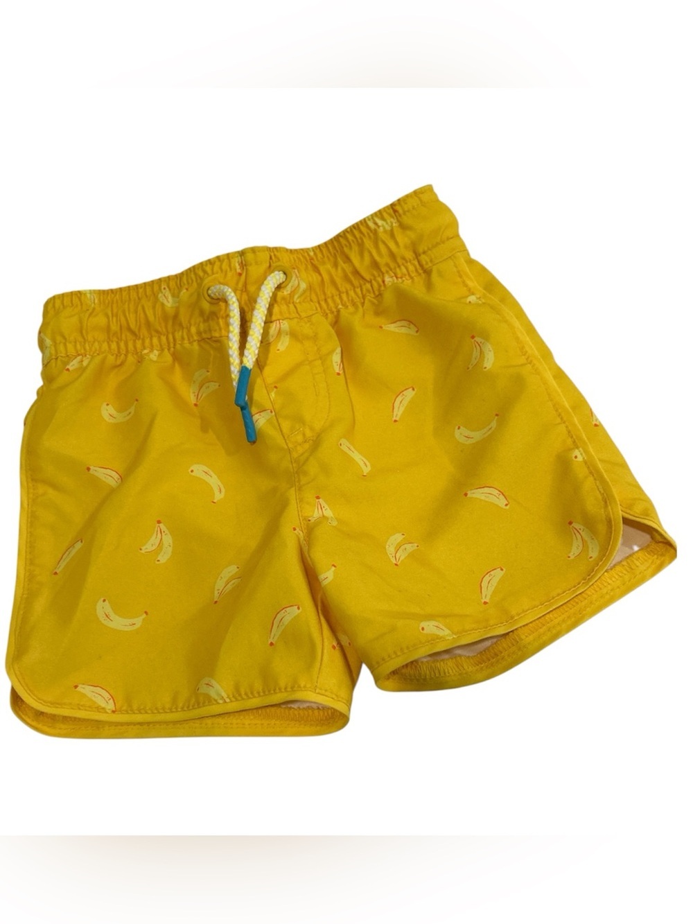 Cat & Jack Bright Yellow Banana Print Swim Shorts